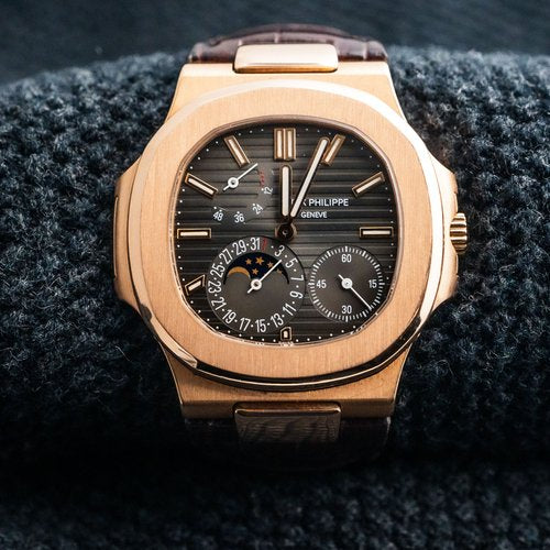 Patek Philippe Nautilus 5712R-001 Moon Phases Rose Gold 40MM (Sold)
