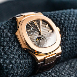 Patek Philippe Nautilus 5712R-001 Moon Phases Rose Gold 40MM (Sold)