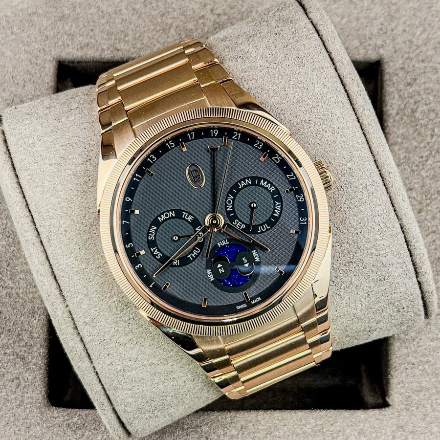 Parmigiani Fleurier Tonda PF Annual Calendar 42mm 18K Rose Gold Grey Dial