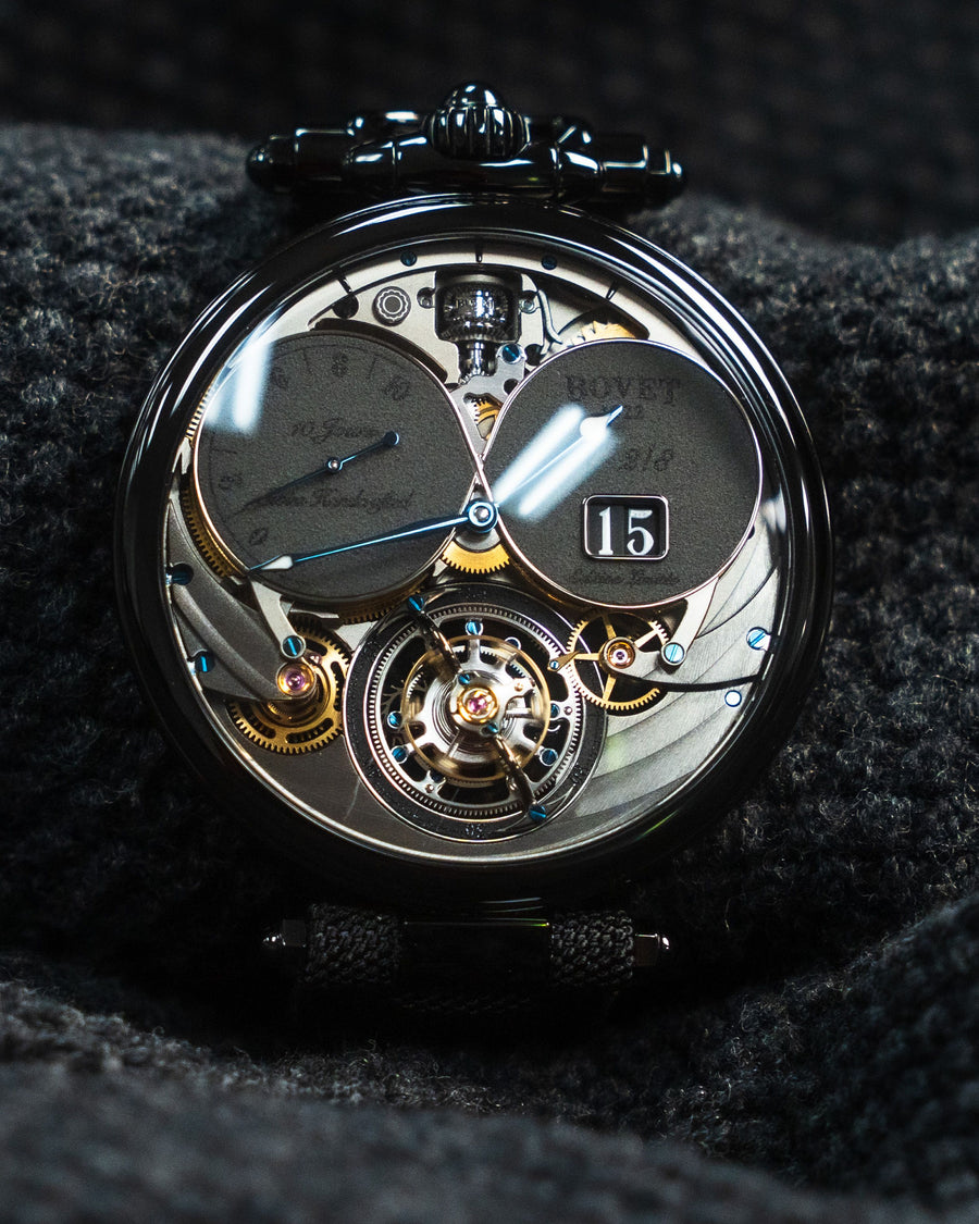 Bovet Virtuoso VIII 10-Day Flying Tourbillon Big Date Titanium DLC T10GD065/2