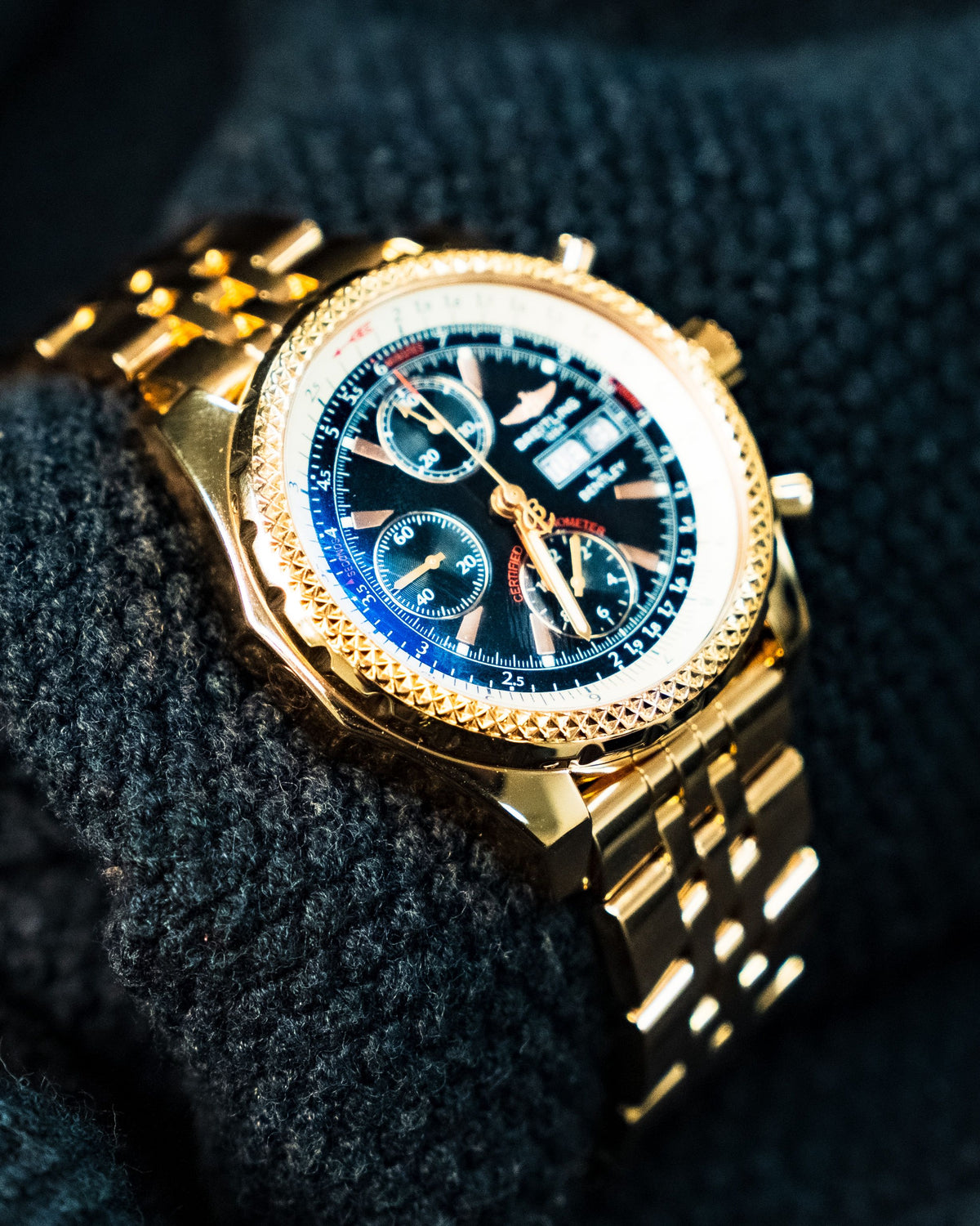 Breitling Bentley GT Chronograph 18k Rose Gold H13363