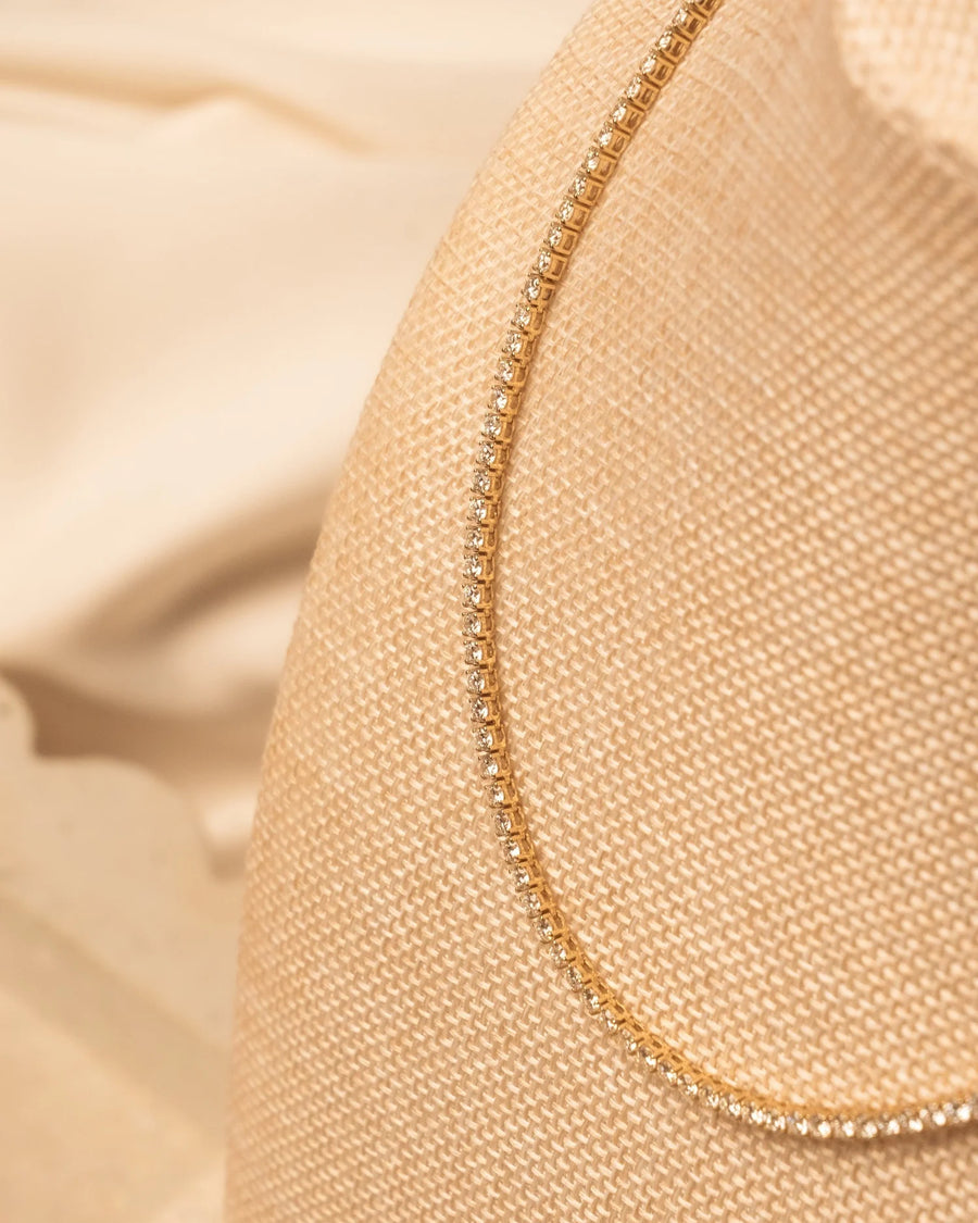 Luminous 10.37ct Lab Grown Diamond Tennis Necklace in 14k Yellow Gold