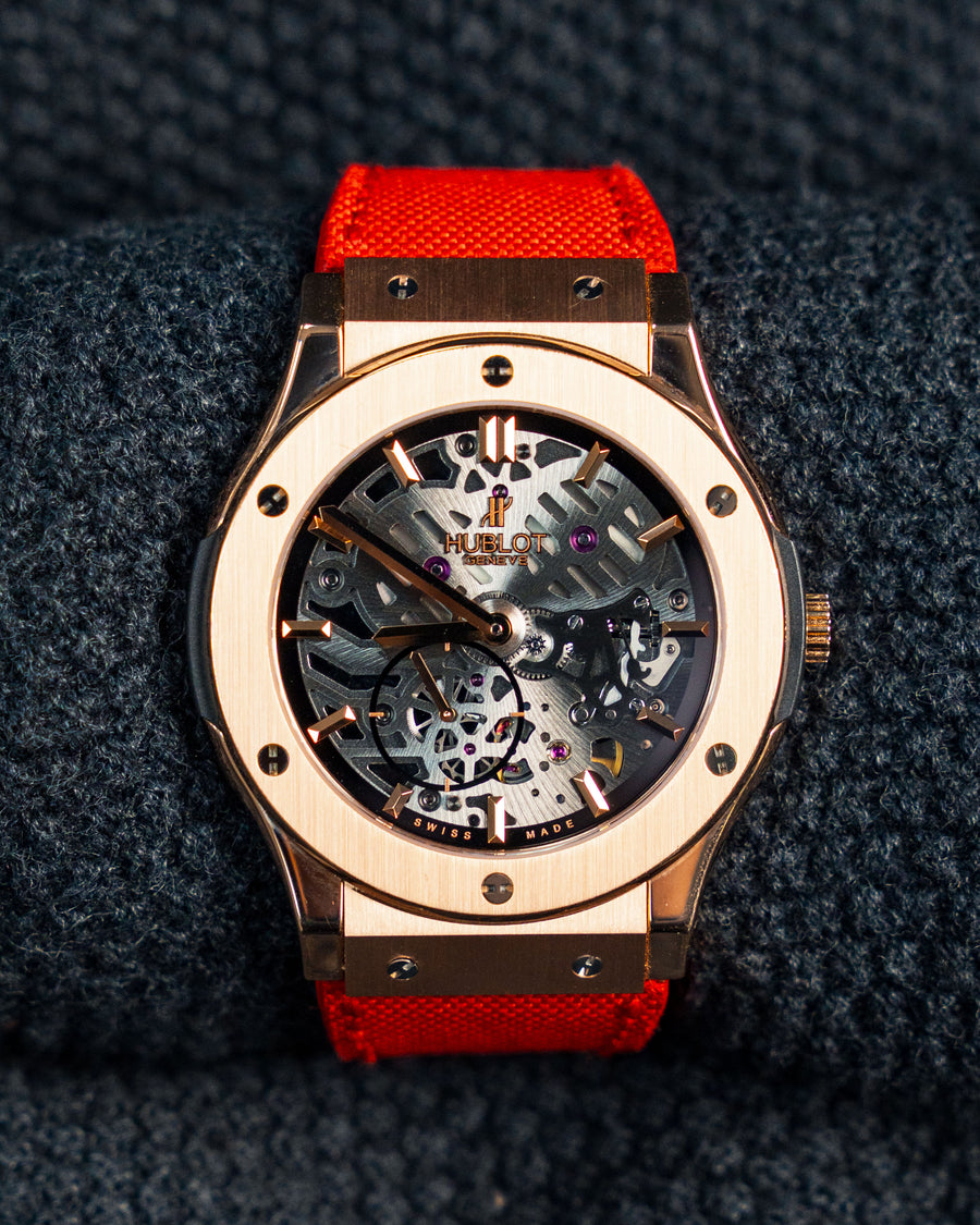 Hublot Classic Fusion Ultra-Thin King Gold Skeleton 45mm 515.OX.0180.LR